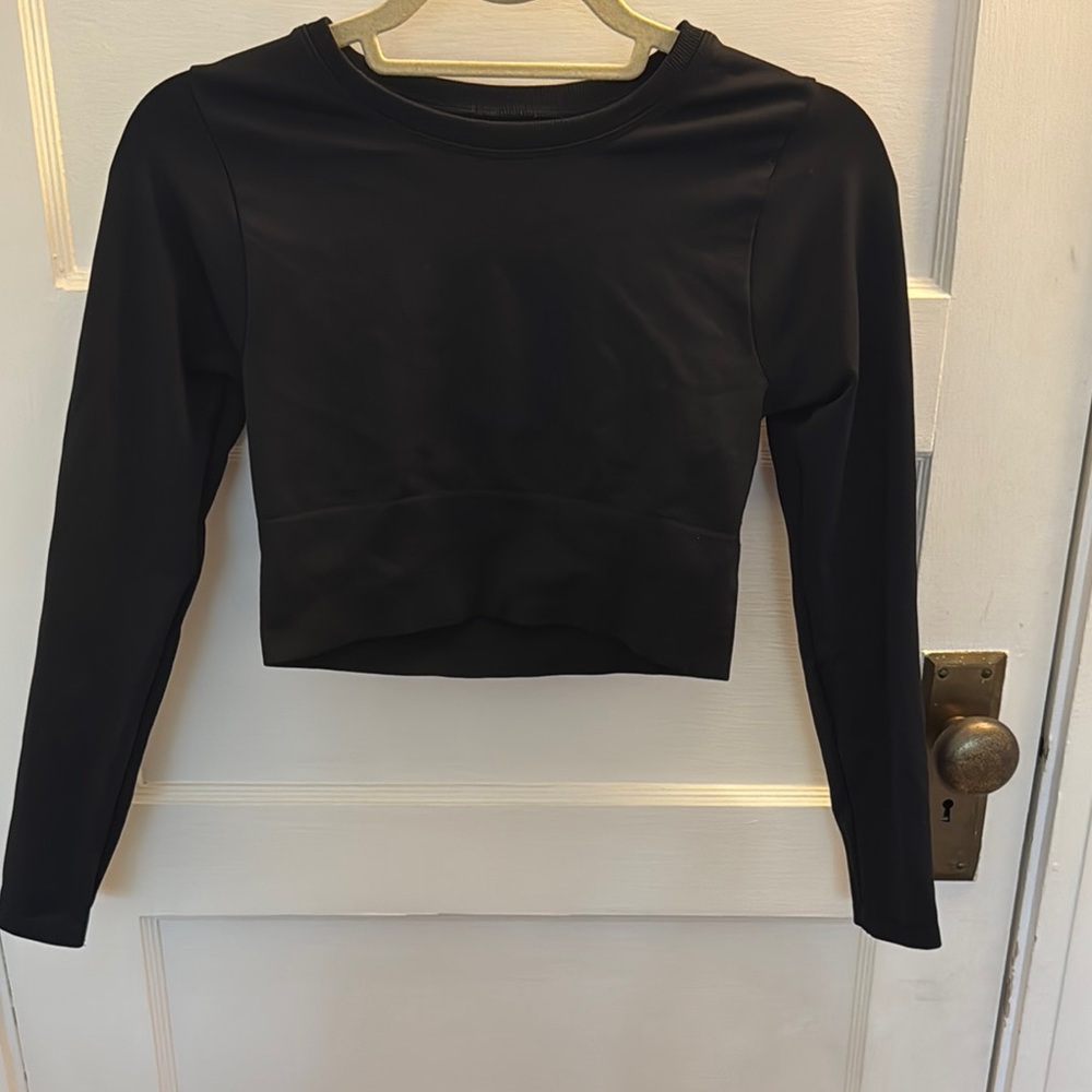 Aerie Black Long Sleeve Women's Top